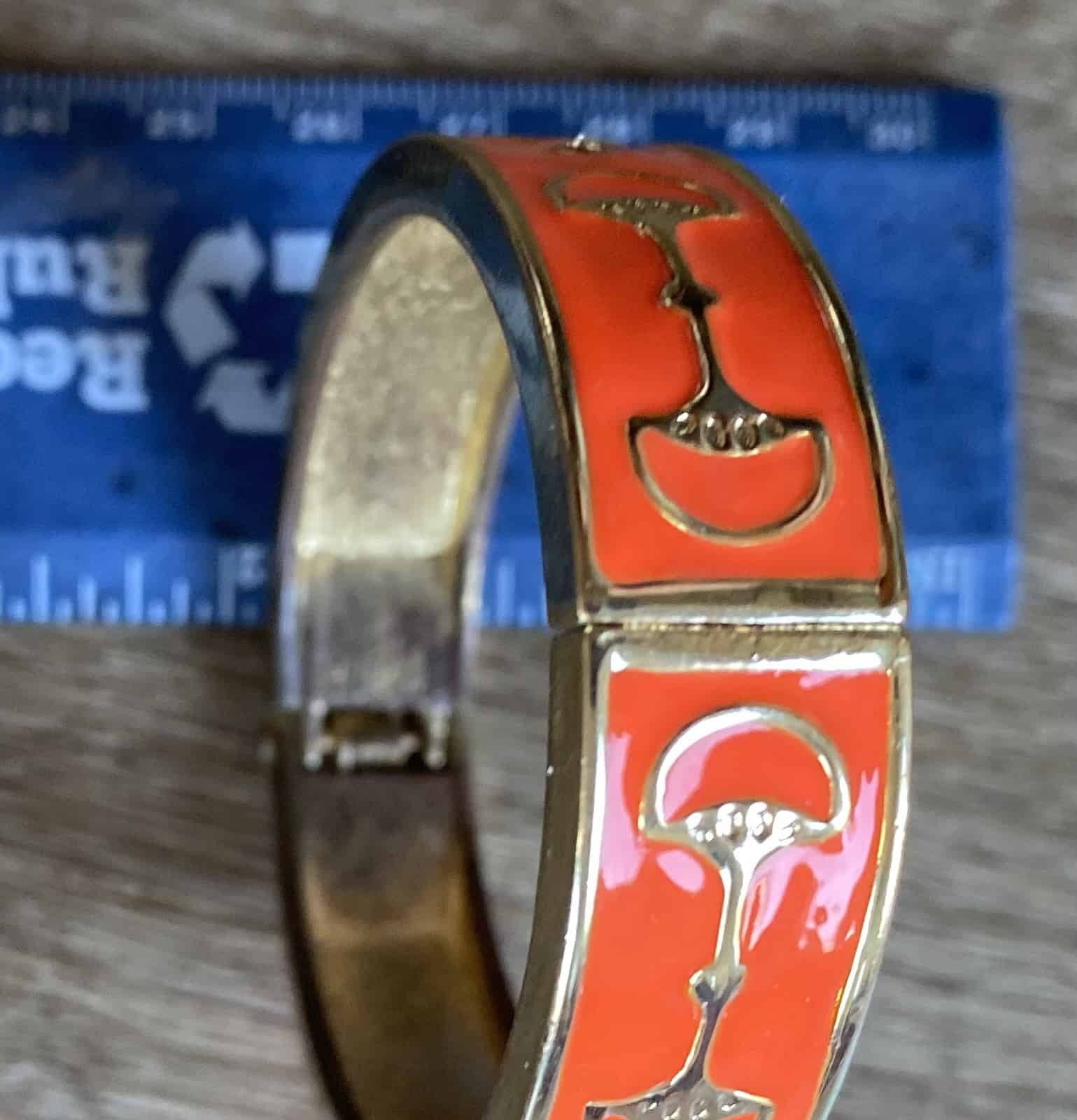 Equestrian bangle bracelet 1